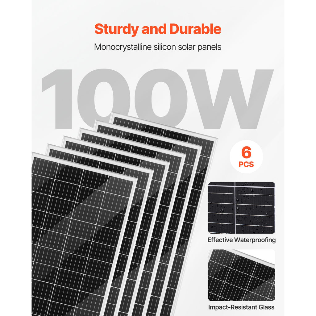 Uimoso 24V 1000W Renewable Energy Kit with Solar Panels and Wind Turbine