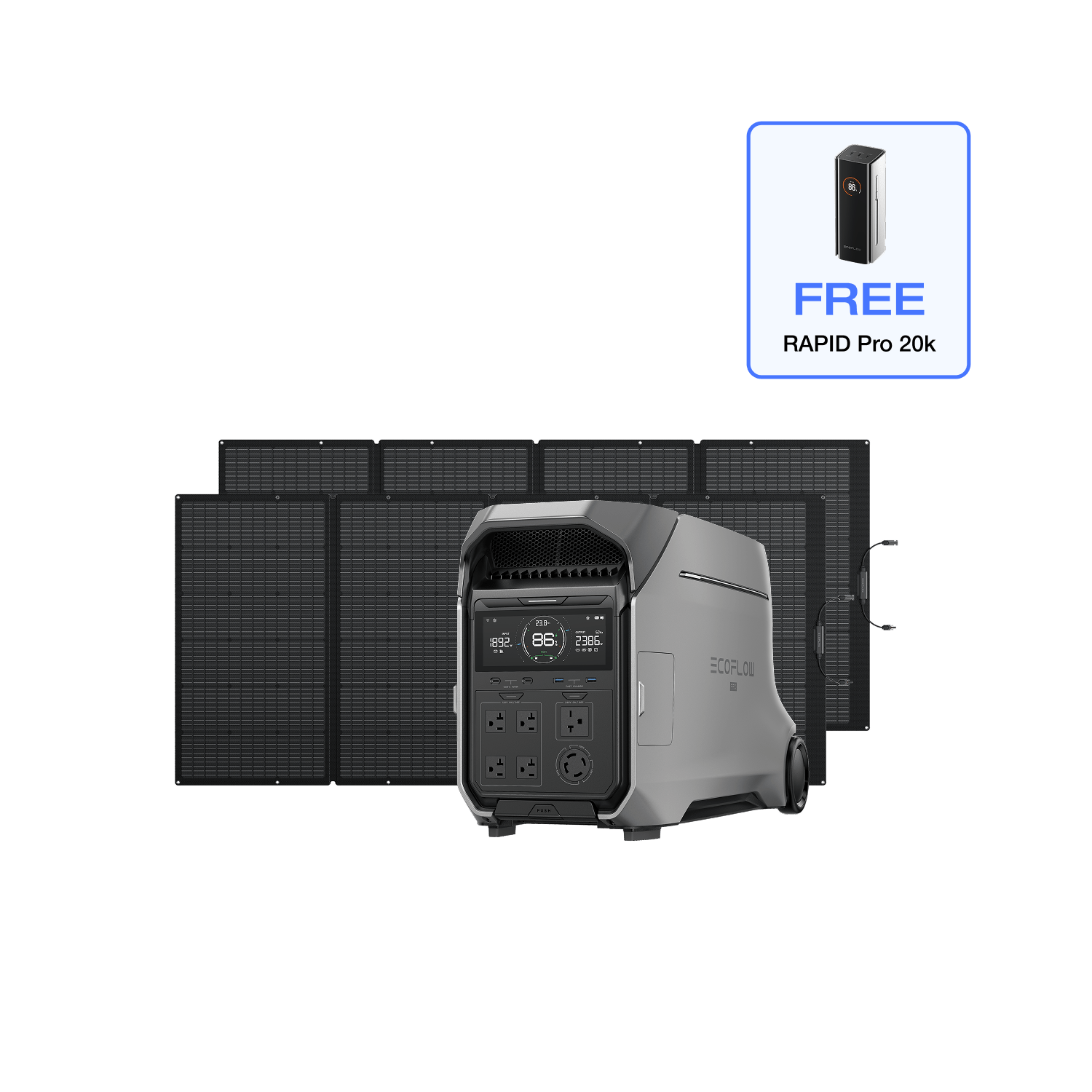 DELTA Pro 3 Solar Generator (PV400W)